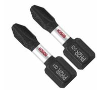 BOSCH ITDPH2R102-2 pezzi Driven 1" Impact Phillips® #2R (ridotto) Inserti