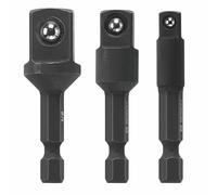 BOSCH ITDSAV203-3 pc. Driven 1/4 "Hex Impact Socket Adapter Set