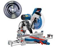 Bosch kapp e mitra sega gcm12gdl + sega circolare per alluminio