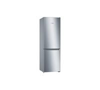 FRIGORIFERO COMBINATO BOSCH KGN36NLEA, Capacità netta totale 305 l, Rumorosità: 42 dB(A), 4 ripiani, Dimensioni: L 60 cm A 186 P 66 cm, Inox