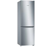 Bosch Serie 2 KGN36NLEA Frigorifero Combinato da libera installazione 186 x 60 cm Metal look Bosch