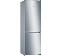 Bosch Serie 2 KGN36NLEA Frigorifero combinato da libera installazione 186 x 60 cm Metal look Classe E