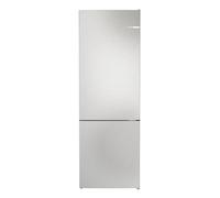Bosch KGN492LDF Serie 4, Frigorifero combinato da libera installazione, Total No Frost, Cassetti extra-large climatizzati, Motore Inverter, Luce LED, Acciaio, 203 x 70 cm