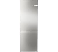 Bosch KGN494ICF Serie 4, Frigorifero combinato da libera installazione, NoFrost, VitaFresh XXL: Spazio extra-large per i tuoi cibi freschi, PerfectFit, Luce LED, Acciaio, 203 x 70 cm