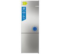 Bosch KGN494ICF Serie 4, Frigorifero combinato da libera installazione, NoFrost, VitaFresh XXL: Spazio extra-large per i tuoi cibi freschi, PerfectFit, Luce LED, Acciaio, 203 x 70 cm