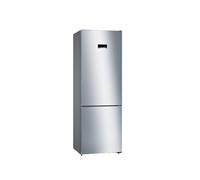 Bosch Serie 4 KGN49XLEA Frigorifero combinato da libera installazione 203 x 70 cm Metal look Classe E