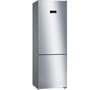Bosch Serie 4 KGN49XLEA Frigorifero combinato da libera installazione 203 x 70 cm Metal look Classe E
