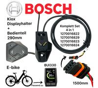 Bosch Kiox Supporto Diplay Piastra e-Bike Bedienheinheit Pollice Taster Cavo