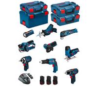 BOSCH Kit 12V BMK9-28CD3 (GSR 12V-15+GTB 12V-11+GDR 12V-105+GWS 12V-76+GST 12V-7