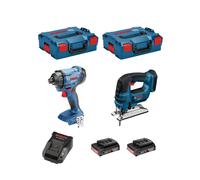 BOSCH Kit 18V BSK182D2B (GDR 18V-160 + GST 18V-LI B + 2 x 2,0 Ah + AL1820 + 2 x