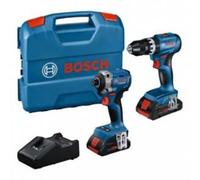 BOSCH / KIT 2 UTENSILI BRUSHLESS: GSB 18V-45 + GDR 18V-215 - ART.. 0615A50069