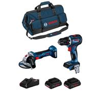 BOSCH kit BK2018BAG (GSR 18V-90 C + GWS 18V-7 + 2 x 4,0 Ah ProCORE + GAL18V-40 + HDBAG)