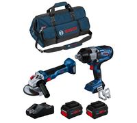 BOSCH Kit BK2026BAG (GDS 18V-1600 HC + GWS 18V-10 + 2 x 8,0 Ah ProCORE + GAL18V-