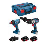 BOSCH Kit BK219 (GDX 18V-180 + GSR 18V-110 C + 2 x 4,0 Ah + GAL18V-40 + L-Boxx 136)
