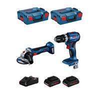 BOSCH Kit BK220 (GWS 18V-7 + GSB 18V-45 + 2 x 4,0 Ah ProCORE + GAL18V-40 + 2 x L