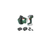Bosch Kit Combo 18V UniversalImpactDrive+UniversalPump, 1x PBA 18V 2.0Ah+PBA 18V 4.0Ah Quantità:1