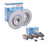 BOSCH KIT Dischi + Pastiglie Anteriori per ALFA ROMEO Giulietta 1.4 TB 1.6 JTDM