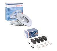 BOSCH Kit Freni ANTERIORI Adatto per FIAT 500 Panda FORD Ka - Dischi + Pastiglie