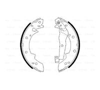 BOSCH Kit Ganasce Freno Posteriore Con Pastiglia per BMW 3er E30