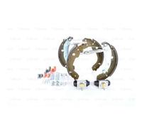 BOSCH Kit Ganasce Freno Posteriore per Peugeot 207 Wa _ Wc _ Citroën C3 II