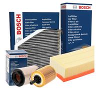 BOSCH KIT Tagliando 4 Filtri per FIAT 500 Idea Grande Punto - ALFA Mito - LANCIA