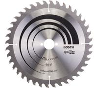 Bosch 1x Lama per sega circolare PRO Wood a filo per seghe portatili (per Legno tenero, Legno duro, Ø mm, Professional Accessorio Sega circolare portatile)