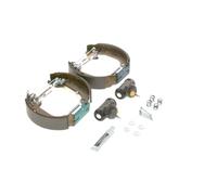 Bosch KS014 Kit Super Pro - Kit freno a tamburo posteriore - 1 set preassemblato, 2 cilindri freno a ruota, 4 ganasce freno
