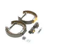 Bosch KS114 Kit Super Pro - Kit freno a tamburo posteriore - 1 set preassemblato, 2 cilindri freno a ruota, 4 ganasce freno