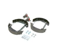 Bosch KS204 Kit Super Pro - Kit freno a tamburo posteriore - 1 set preassemblato, 2 cilindri freno a ruota, 4 ganasce freno
