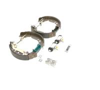 Bosch KS655 Kit Super Pro - Kit freno a tamburo posteriore - 1 set preassemblato, 2 cilindri freno a ruota, 4 ganasce freno