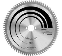 Bosch Lama Metallo Duro Optiline Wood 305x2,5x30mm Z=40 Wz / N 2608640440