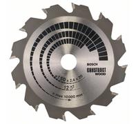 Bosch Lama circolare per sega Construct Wood, 150x20/16x2,4mm 12 Quantità:1