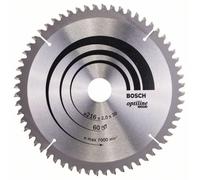 Bosch Lama Circolare Optiline Wood Per Seghe A Trancia E Mitra 216x30x2