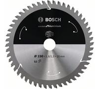 Bosch Lama Circolare Standard Per Alluminio 150 x 1,8/1,3 x 20 52 Z