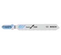 Bosch Lama di Puzzle T 118 Efs Basic per Acciaio Inox, 5er-Pack
