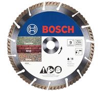 BOSCH Lama diamantata segmentata DB944 da 22,9 cm, ideale per il taglio di calcestruzzo, mattoni e blocchi