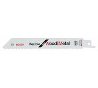 Bosch Professional 100 pezzi di lame per sega universale S 922 HF Flexible for Wood and Metal (lunghezza 150 mm, accessorio per sega universale), Nero