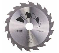 Bosch Lama per sega circolare Standard D18 – Ø130 mm, 18 denti, ATB, per legno, anello 16 mm
