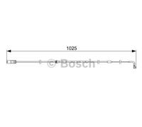 BOSCH lampadina auto lunghezza 1.025 mm 1987473026