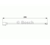 Contatto di avvertimento, usura delle pastiglie dei freni BOSCH 1 987 474 565