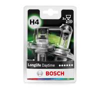 Bosch Lampadine Alogene Diurne Longlife Daytime, 12V 60/55W, Lunga Durata - Attacco P43t - Confezione da 2 Lampadine