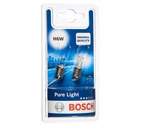 Lampada secondaria BOSCH H6W Pure Light 12V/6W, 2 pezzo