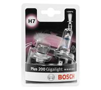 Bosch Xeno H7 Plus 200 Gigalight lampadine faro Per Auto, 12 V 55 W PX26d, lampadine x2
