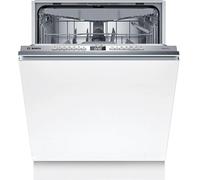 Bosch - Lavastoviglie completamente integrabile, Serie 4, 14 servizi, 3° vassoio posate, SilencePlus, mezza carica, bianco, SMH4EVX08E