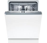 Bosch - Lavastoviglie completamente integrabile, serie 4, 60 cm. di larghezza, 14 servizi, 3° vassoio, Home Connect, Motore Eco Silence, Bianco, SBH4ECX28E