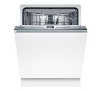 Bosch SMH4ECX28E, serie 4, lavastoviglie intelligente completamente integrata 60 cm, cassetto portaposate, lavastoviglie Made in Germany, cerniera Vario, particolarmente silenziosa, SpeedPerfect+,