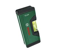 Bosch Livella a bolla da 12 cm (minilivella compatta; allineamento preciso con bolla fluorescente per lettura orizzontale; corpo in alluminio, paraurti con rivestimento Softgrip; scanalatura a V)