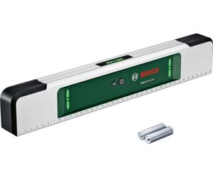 Bosch Livella a Bolla Laser Verde EasySpiritLevel | Concetto LED intuitivo, supporto sonoro, inclinazione fino a +/-3°, precisione 0,1° a 0°, 90°, 180°, 270°, scala stampata