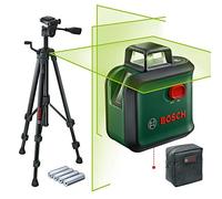Bosch livella laser multifunzione AdvancedLevel 360 con treppiede premium (3 linee laser incl. 360° per allineamento dell'intera stanza)