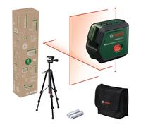 Bosch livella laser multifunzione UniversalLevel 2 (linee laser a croce incl. punti a piombo integrati per un allineamento preciso e un facile trasferimento dell'applicazione, in cartone)